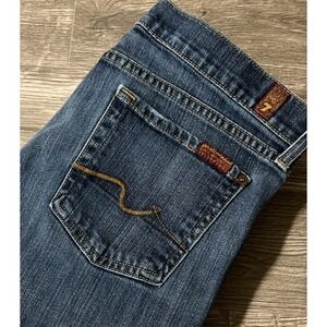 7 For All Mankind Vintage Women's Boot Stretch Low Rise Jeans SZ 30 (31x31)